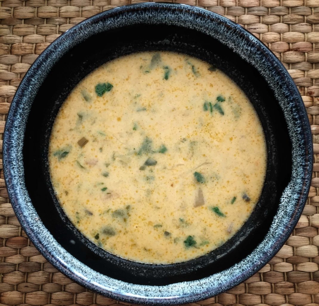 Sopa vegetariana Thai
