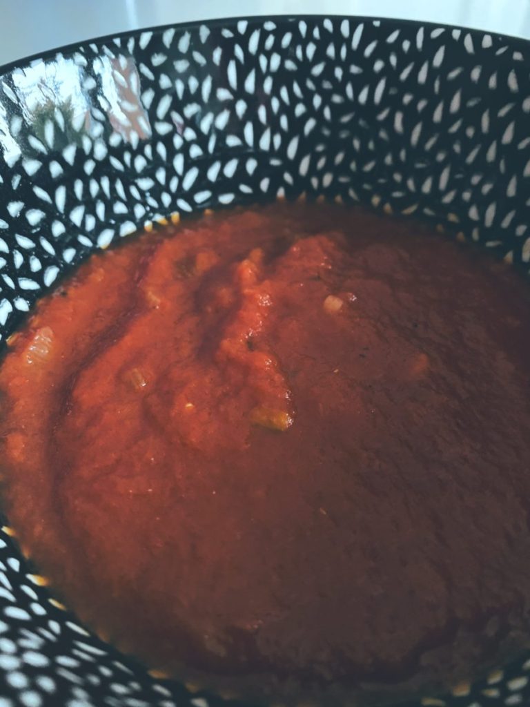 La salsa de tomate premium