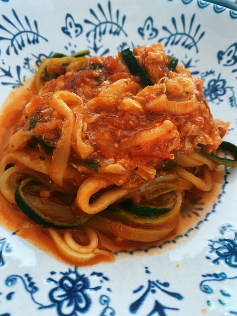 Los espaguetis de calabacín fáciles
